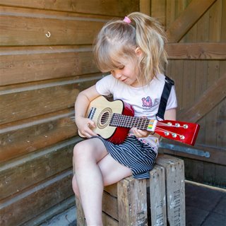 Toy guitar - brown
